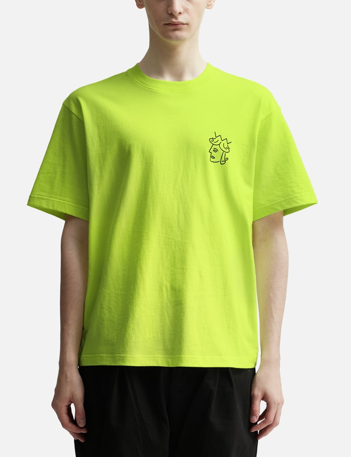 Shop Victoria Queenhead Logo T-shirt In Yellow