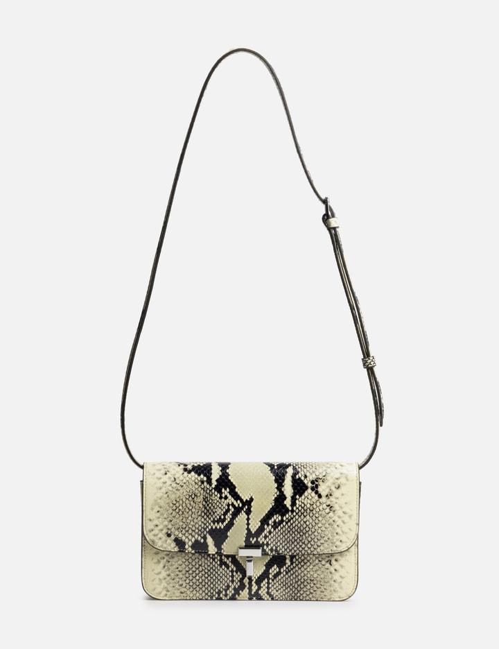 TOTEME T-Lock Python-Embossed Crossbody