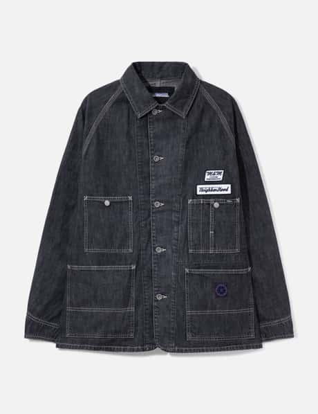 네이버후드 NH X M&M Washed Denim Coverall Jacket