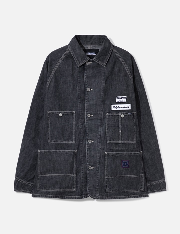NEIGHBORHOOD NH X M&M Washed Denim Coverall Jacket