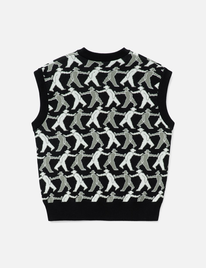 vowels Tag-A-Long Knitted Vest