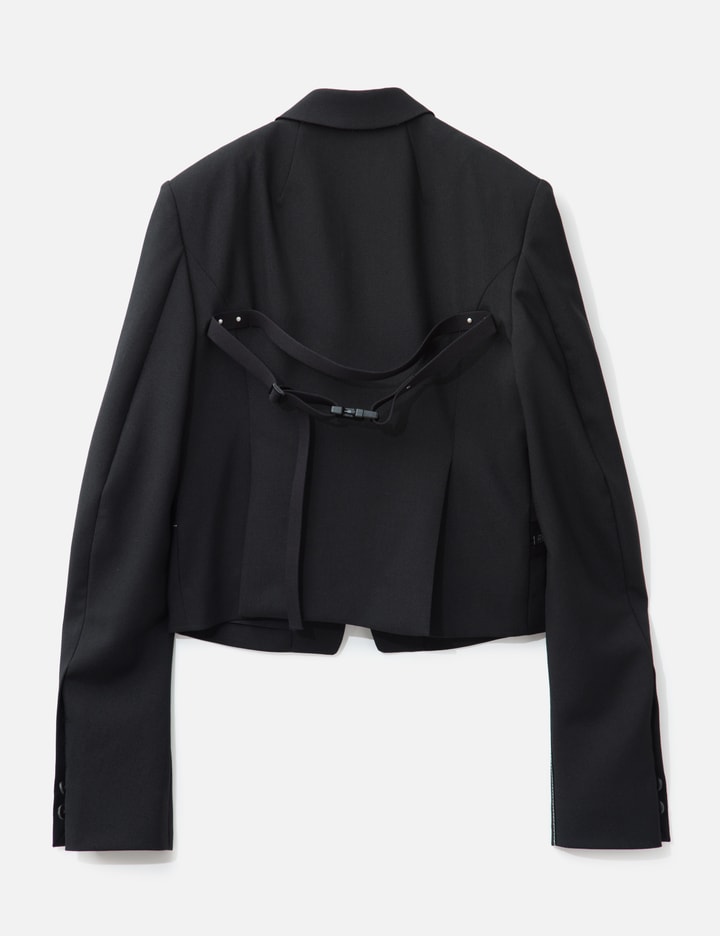 Rick Owens Alice Panelled Jacket In Black