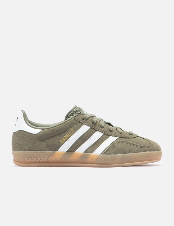 Adidas Originals Adidas Womens Olive Strata Silver Meta Handball Spezial Logo-print Suede Low-top Trainers