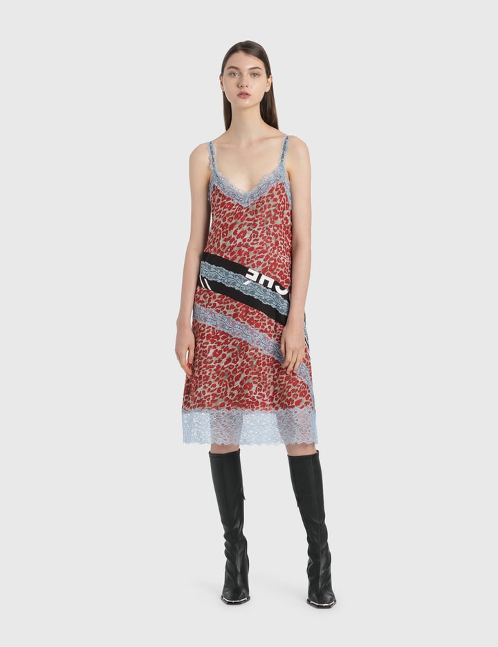 Leopard Print Slip Dress Placeholder Image