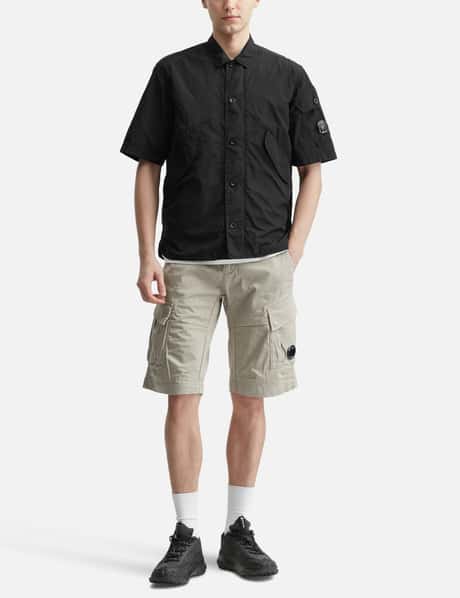 Stretch Sateen Cargo Brand Shorts 컴퍼니 Stretch Sateen Cargo