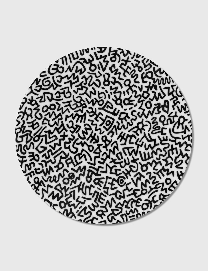 Keith Haring Black Pattern Limoges Porcelain Plate Placeholder Image