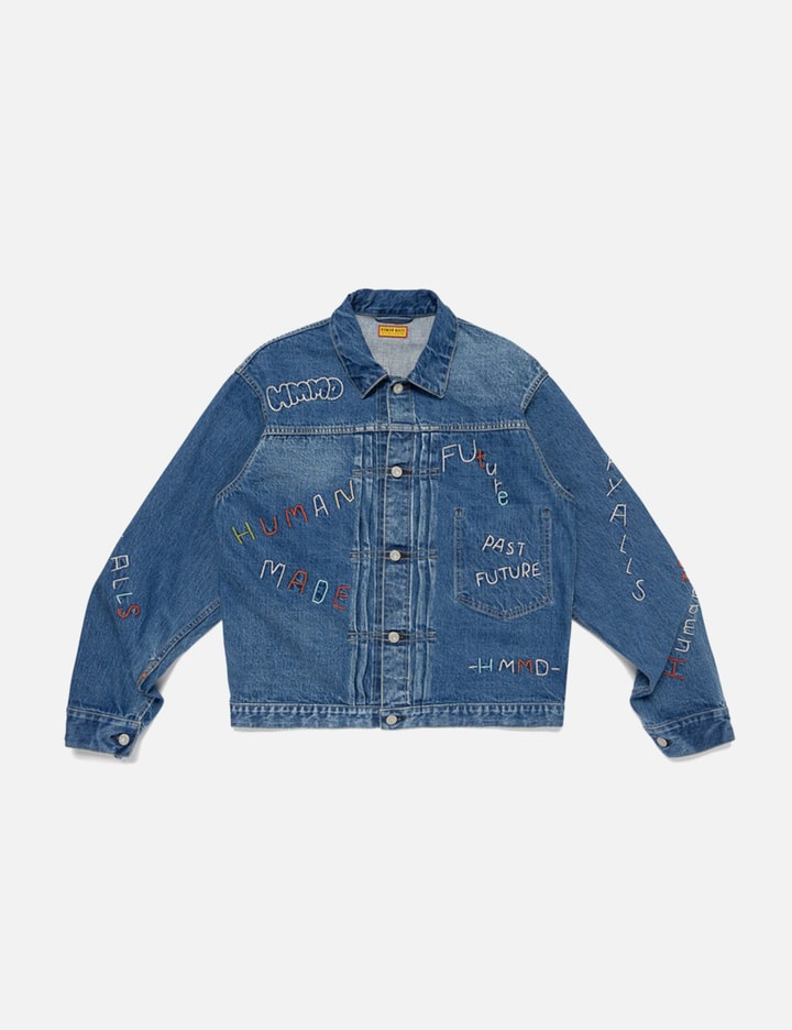 Human Made Embroidered Denim Work Jacket