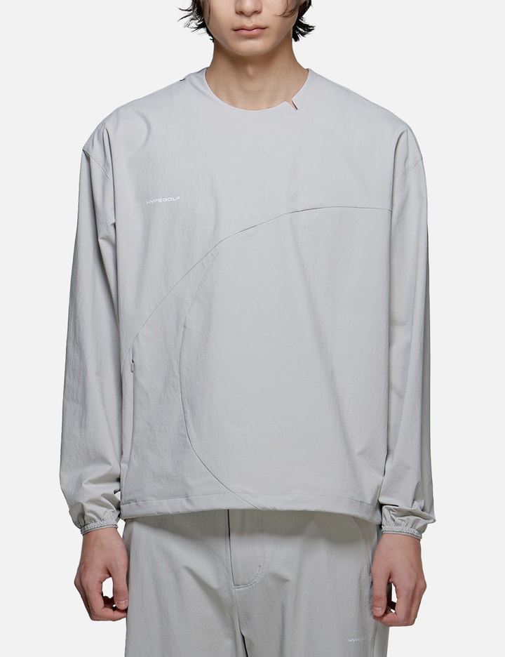 Hypegolf X Post Archive Faction (paf) Woven Track Top In Grey