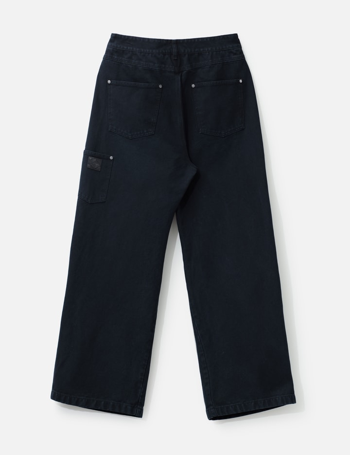 Wooyoungmi 3D Wide Dyed Denim Pants