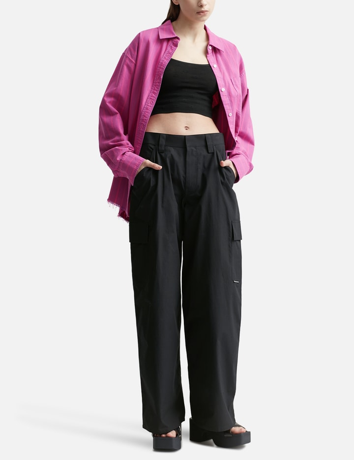 BOYFRIEND SHIRT WITH RAW HEM Placeholder Image