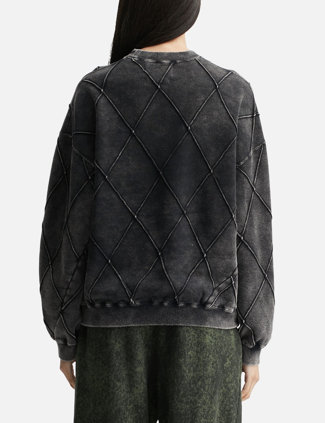 Hand Dye Diamond Twist Sweat view 10