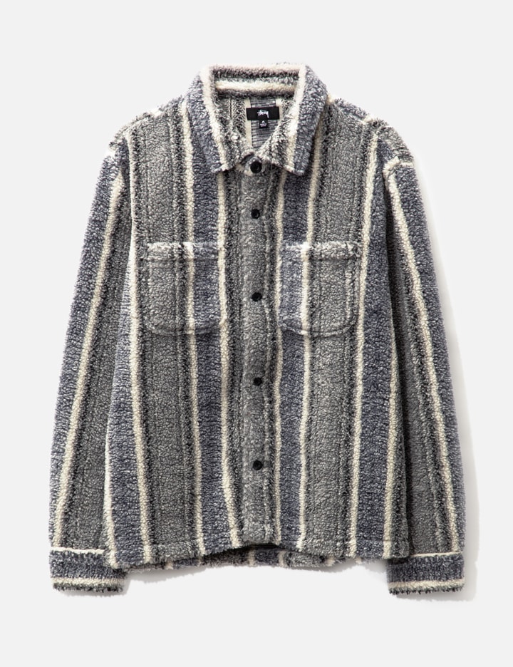 Striped Sherpa Shirt Placeholder Image