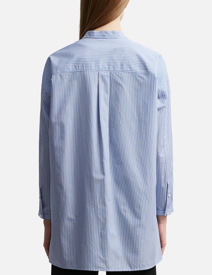 Deconstructed Shirt In Striped Cotton Placeholder Image