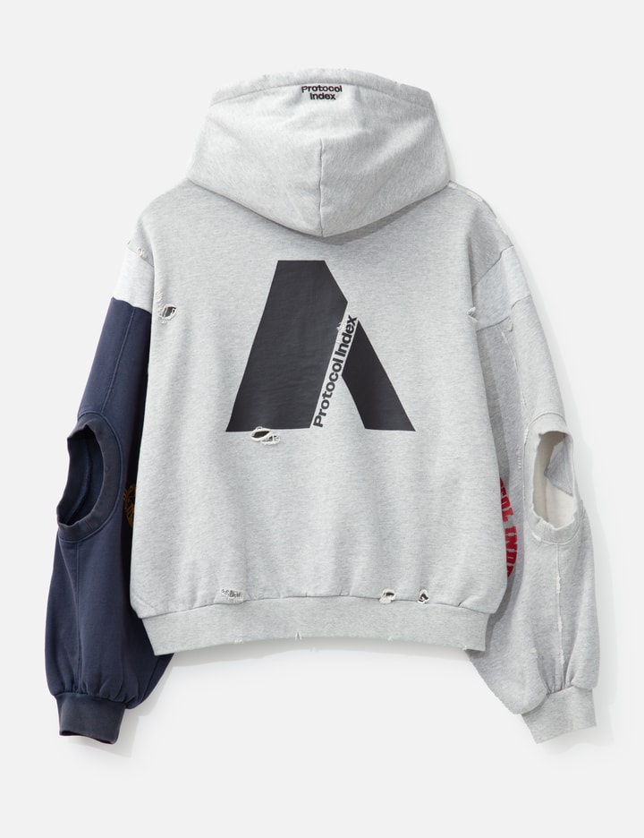 Reconstructed Sweatshirts Zip Hoodie Placeholder Image