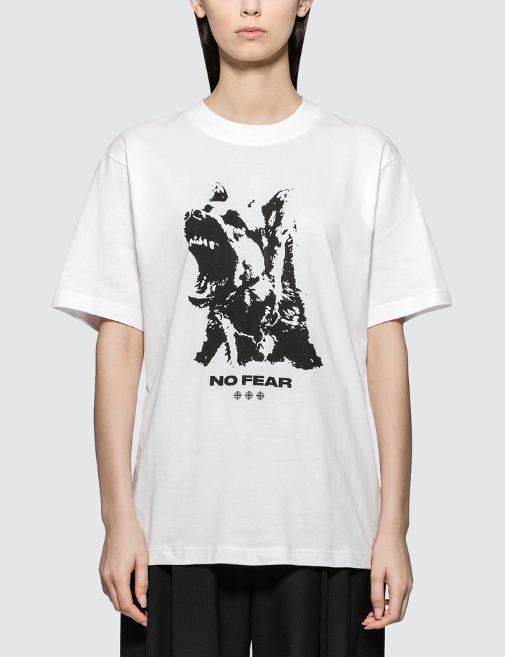 No Fear White Short Sleeve T-shirt Placeholder Image