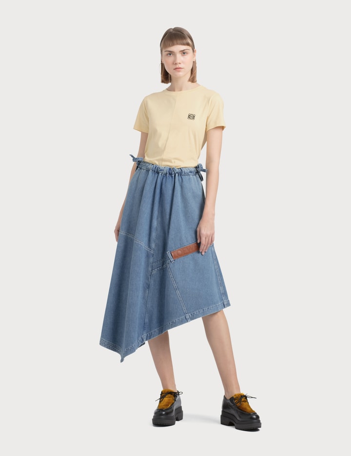 Asymmetric Denim Skirt Placeholder Image