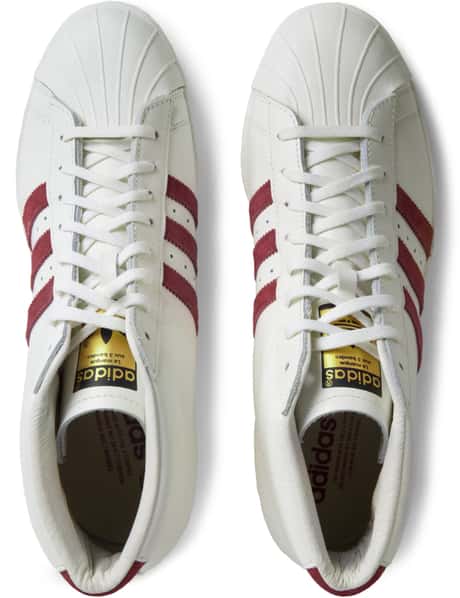 Adidas superstar vintage white  scarlet  off white Clearance