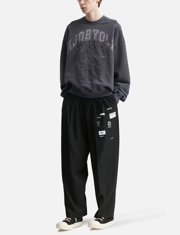 AJOBYAJO Rare University Washed Sweatshirt