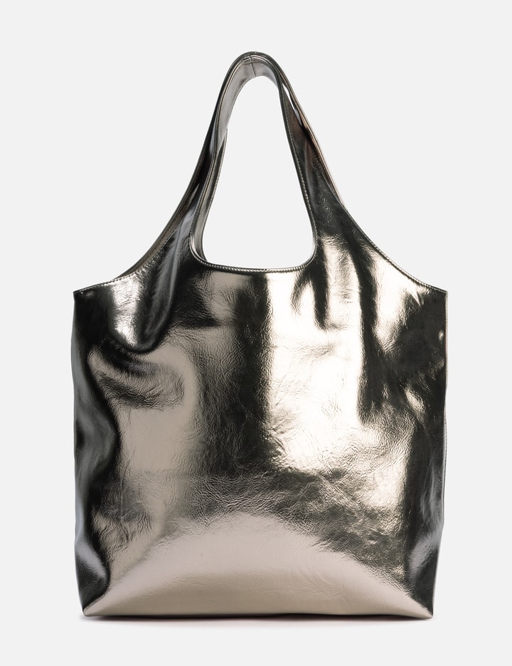 Apc A.p.c. Ninon Metallic Silver Tote Bag Women