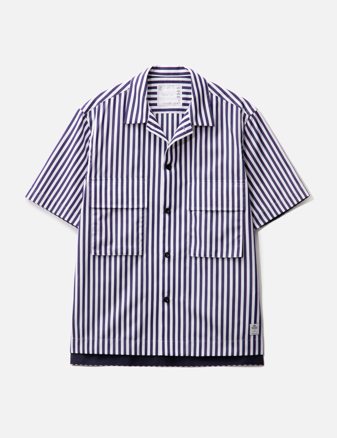 Sacai - トーマス メイソン コットン ポプリンシャツ | HBX