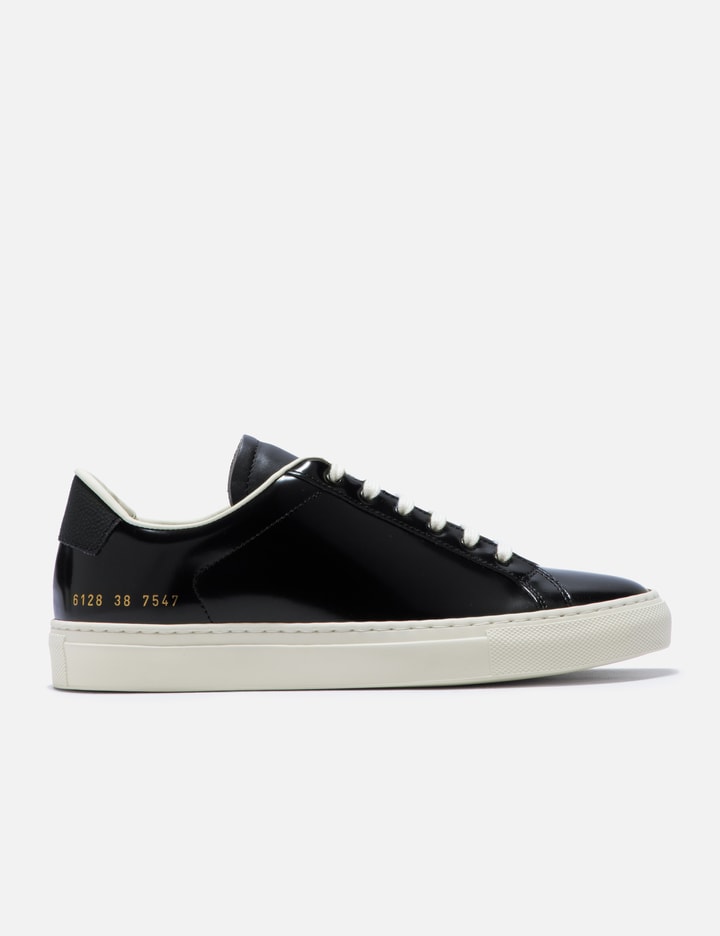 Common Projects Retro Gloss Sneakers In Black