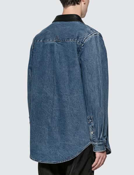 Alexander Wang - Oversized Denim Button Down Shirt | HBX 