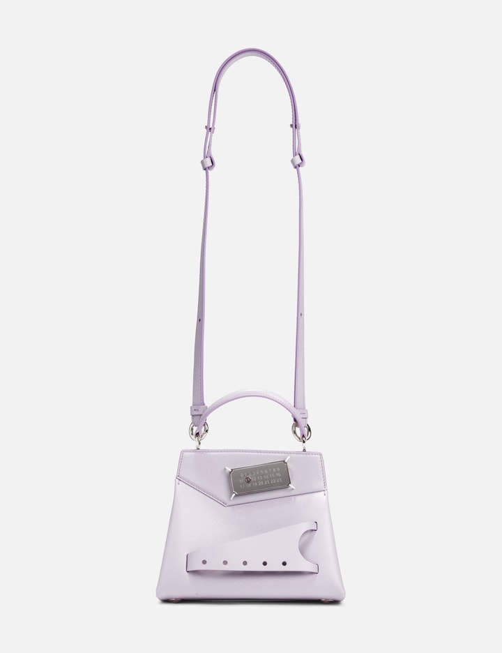 Shop Maison Margiela Snatched Handbag Small In White
