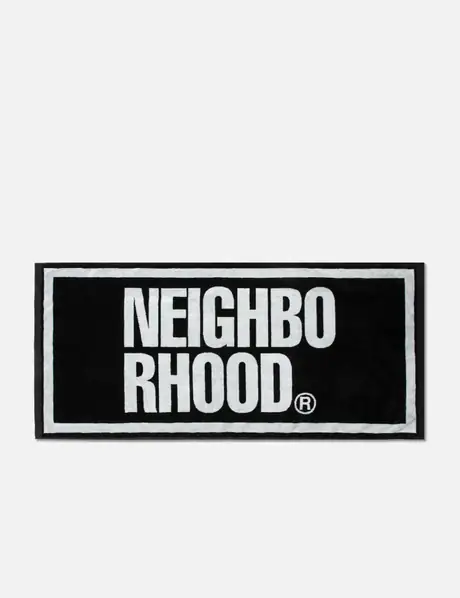 NEIGHBORHOOD LOGO BATH TOWEL