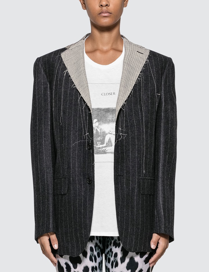 Deconstructed Oversized Boyfriend Blazer Placeholder Image