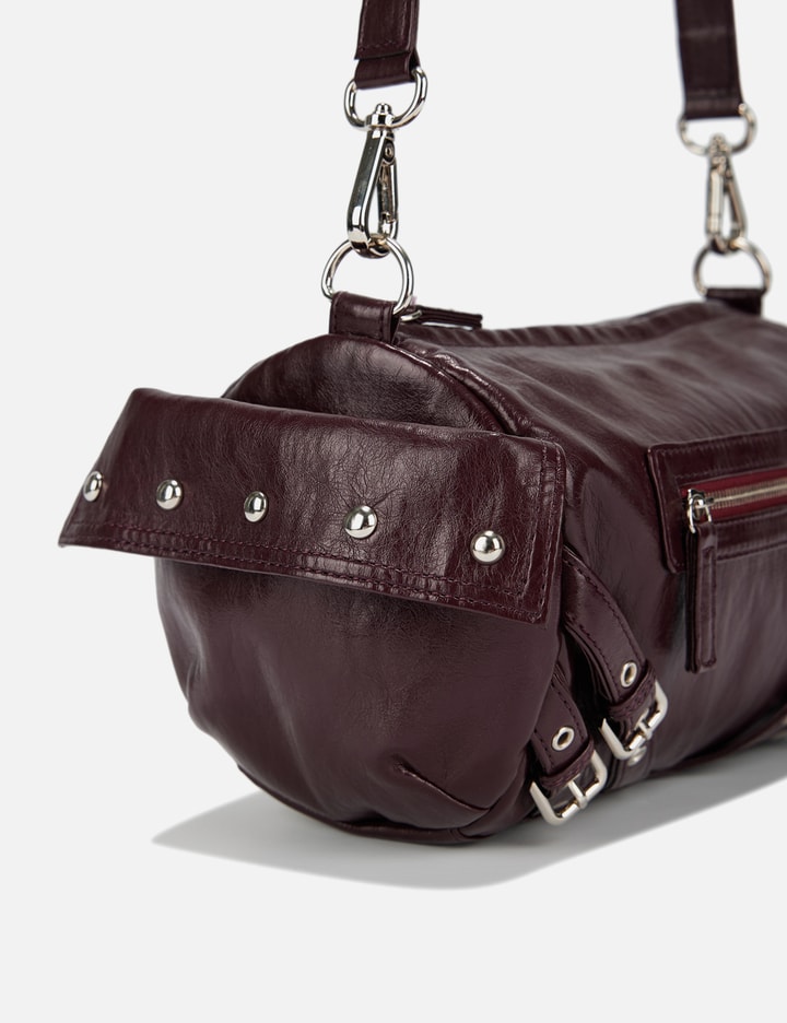 Stud Pocket Bag In Burgundy Placeholder Image