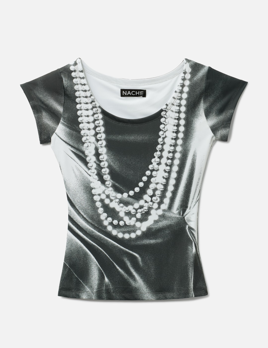 Pearl Necklace Printed T-Shirt