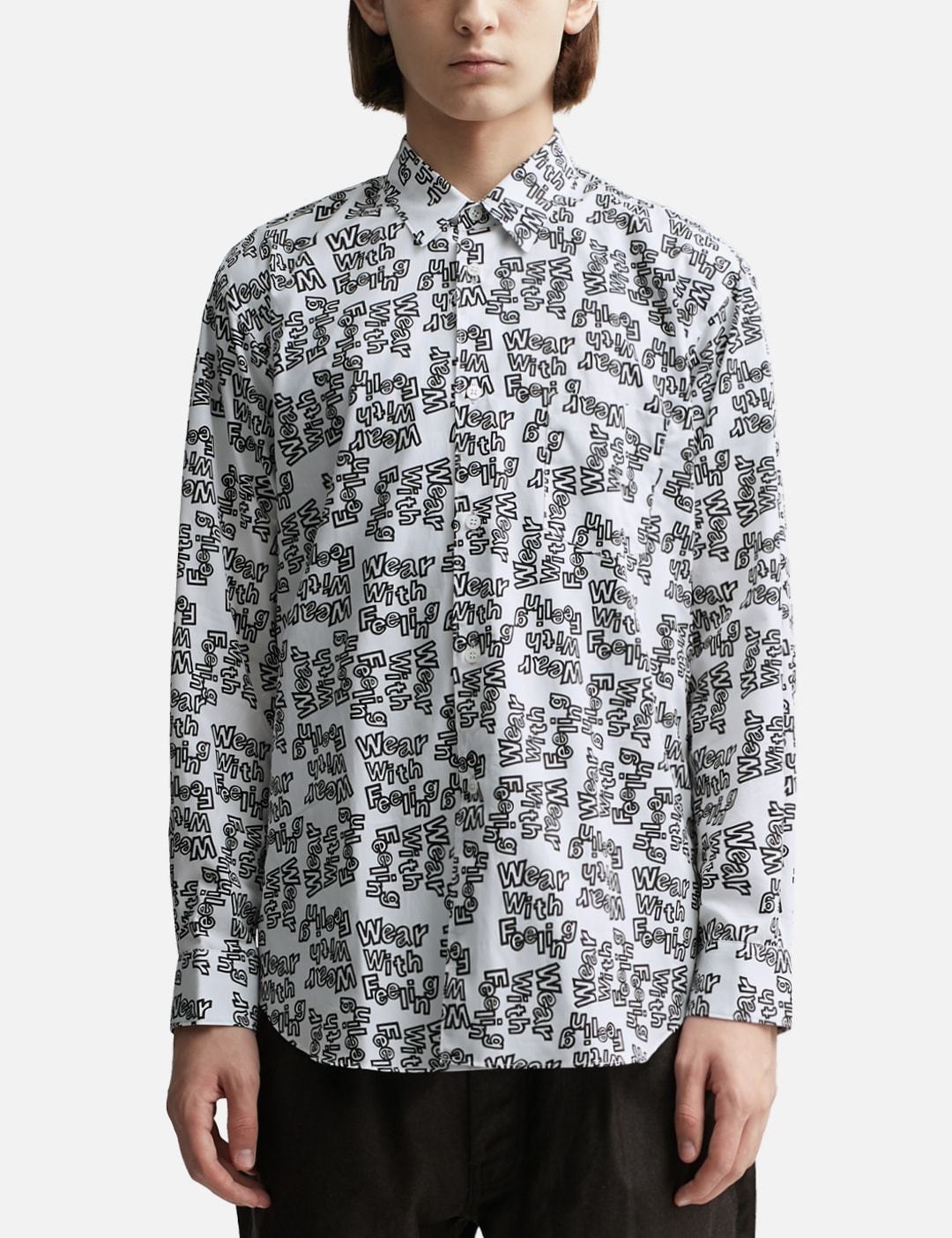 "WEAR WITH FEELING" Long Sleeve Shirt view 18