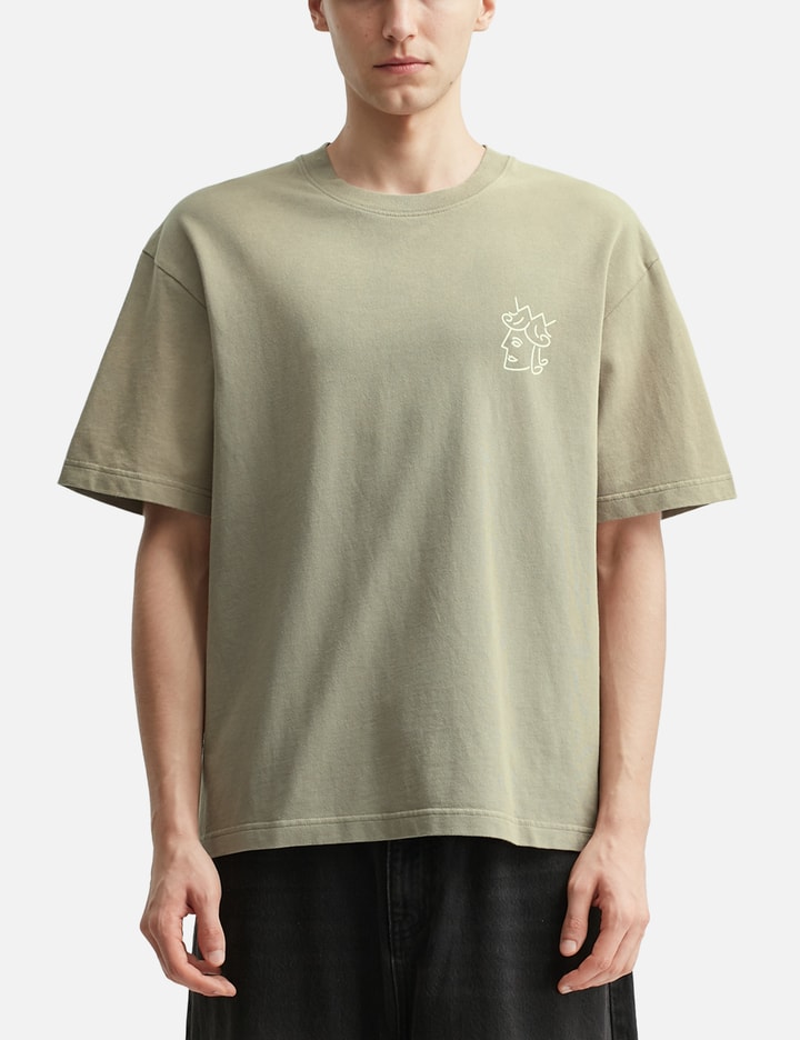 Victoria Sun Faded Queenhead Logo Short Sleeve T-Shirt
