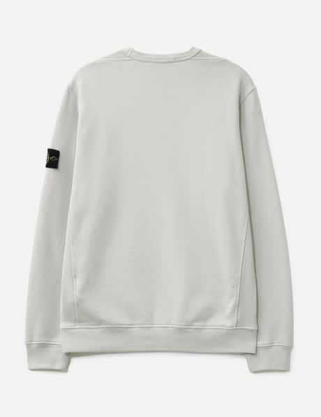 Brushed Organic Cotton Fleece Sweatshirt With Ribbed Inserts view 9