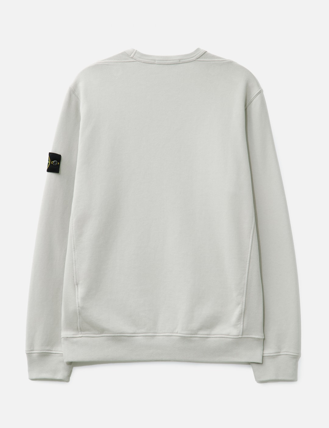 Brushed Organic Cotton Fleece Sweatshirt With Ribbed Inserts view 10