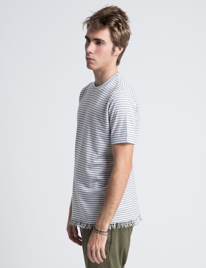 Grey Border Fringe S/S T-Shirt Placeholder Image