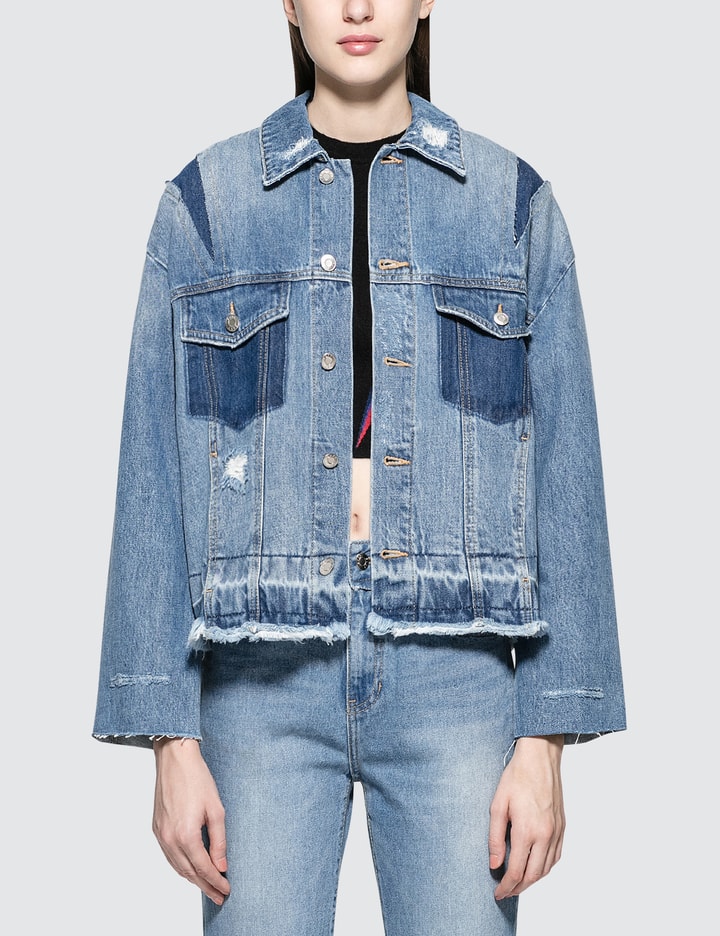 Bottom Cut Off Denim Jacket Placeholder Image