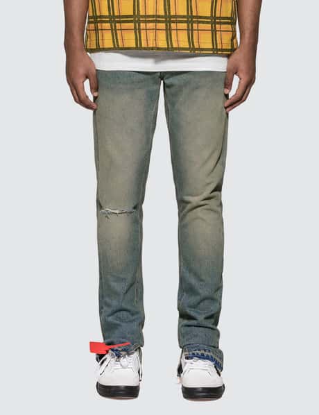 Off-White™ - Slim Split Jeans | HBX
