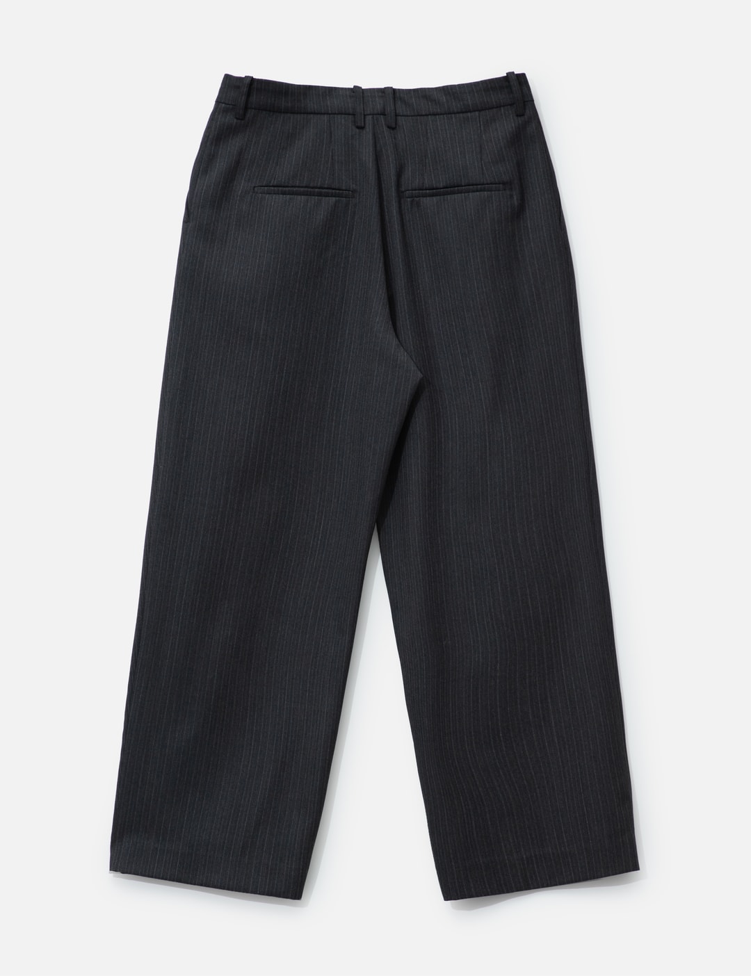 Stripe Wool Blend Pleated Trousers view 9