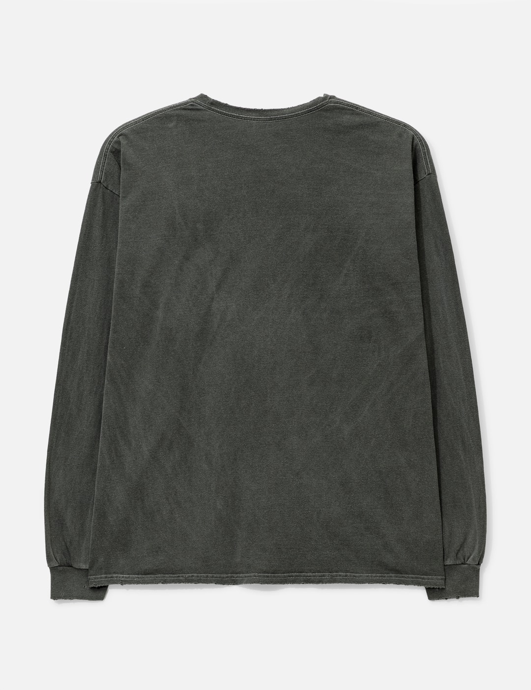 Embroidery Dyed Long Sleeves T-Shirt view 9