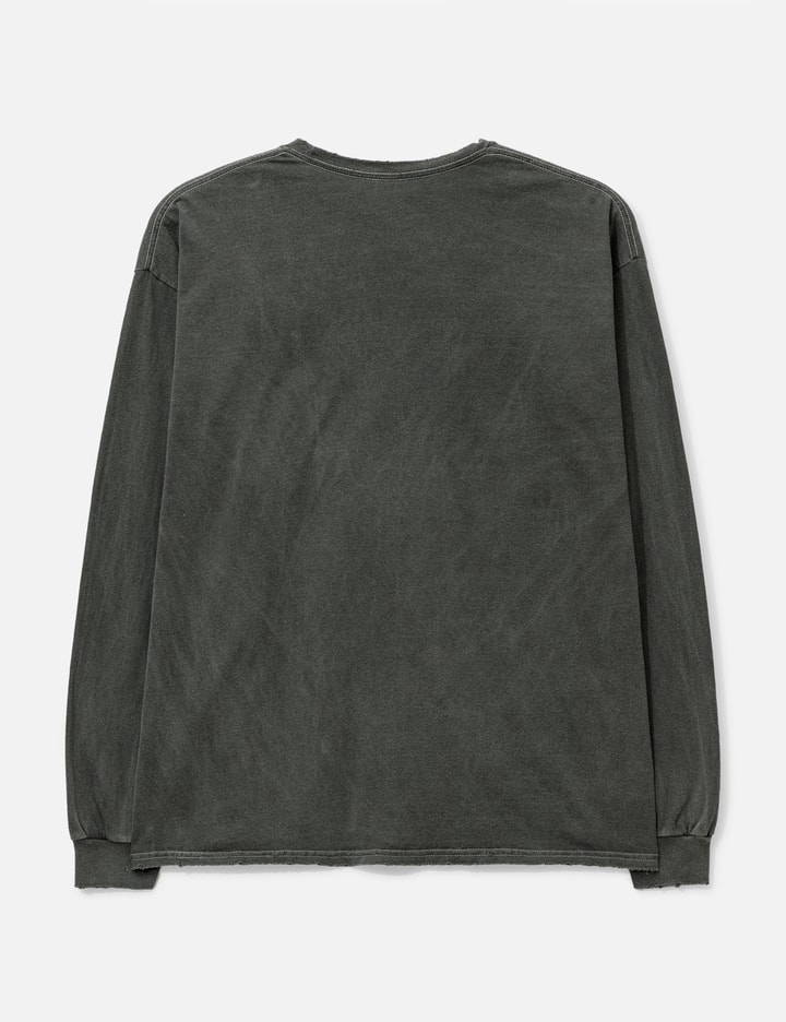 ANCELLM Embroidery Dyed Long Sleeves T-Shirt