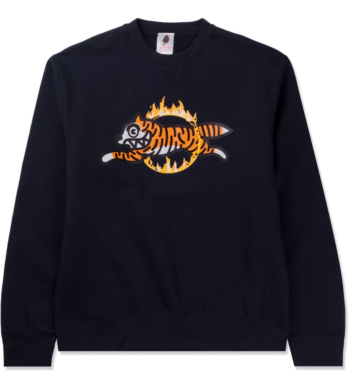 Peacoat L/S Tiger Dog Crewneck Sweater Placeholder Image