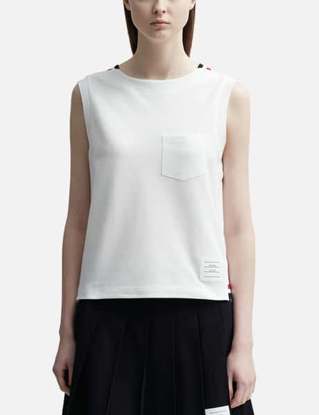 Thom Browne Boat Neck Shell Top