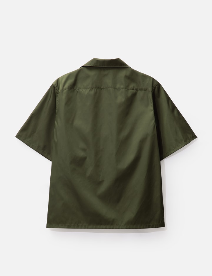 Shop Prada Short Sleeve Re-nylon Shirt In Green