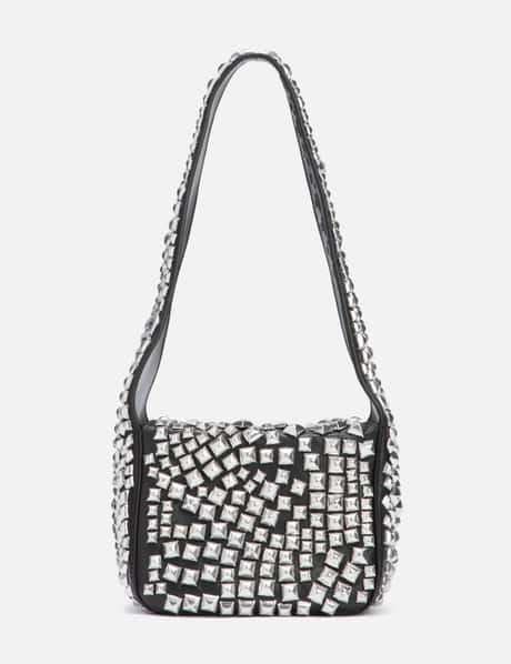 Alexander Wang - spike スタッドレザー スモールホーボーバッグ | HBX  