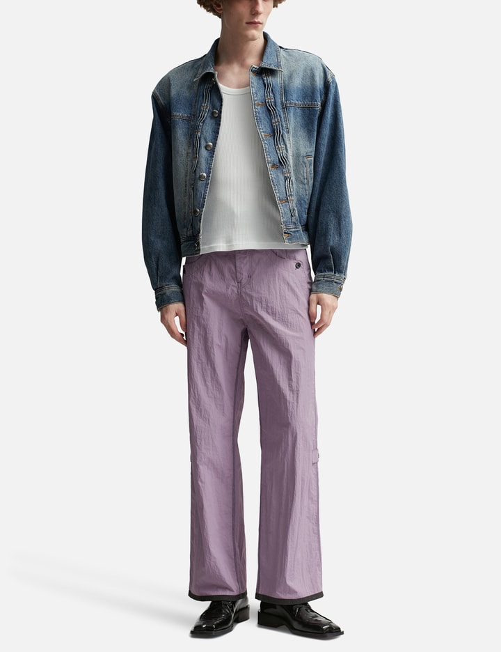 WAVE DENIM BOMBER JACKET Placeholder Image