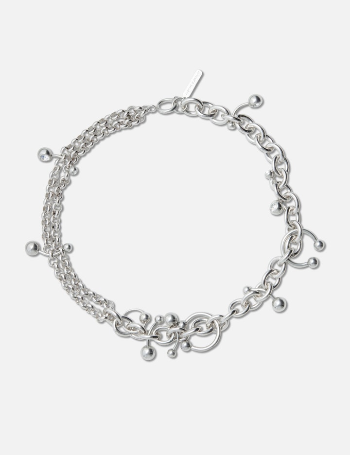 Justine Clenquet Silver Holly Necklace