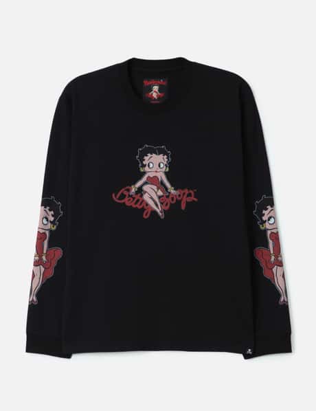 Mastermind World Mastermind World x X Betty Boop Boxy Long Sleeve T-shirt