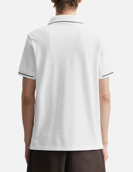 Logo Patch Cotton Polo Shirt view 12