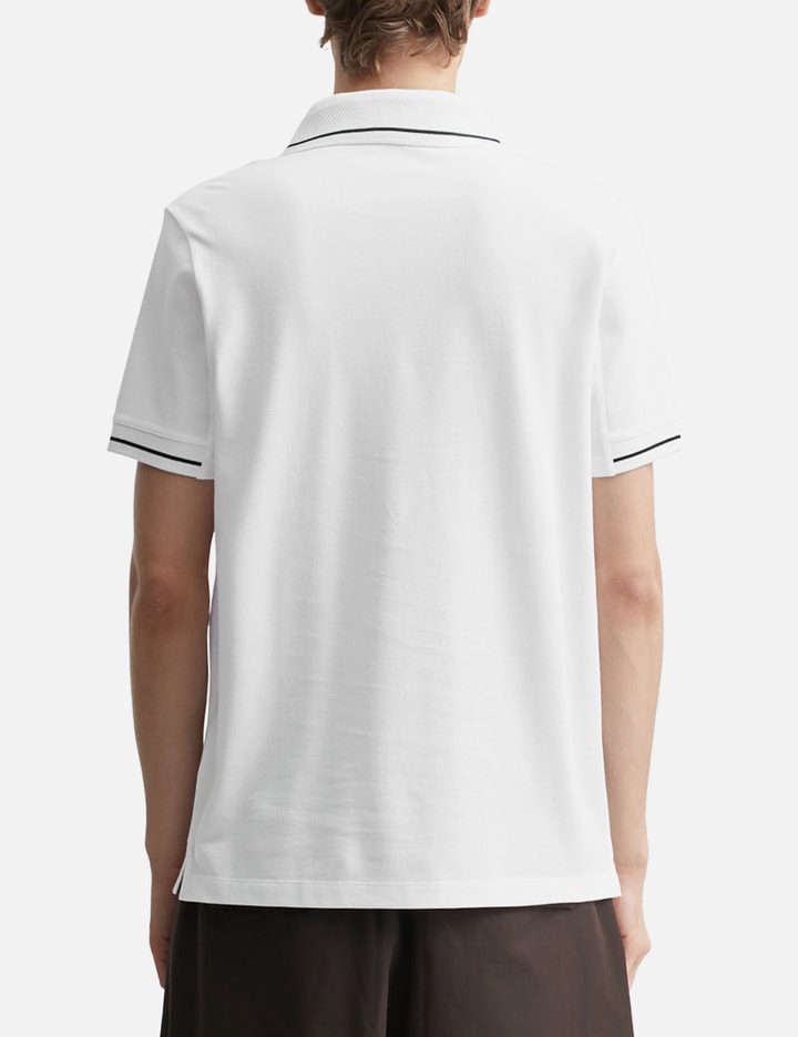 Moncler Logo Patch Cotton Polo Shirt